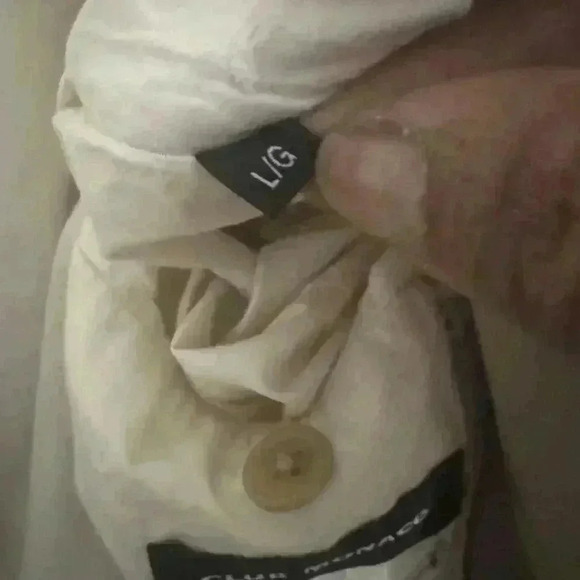 Club Monaco 2 button blazer coat cotton leather elbow patch largr - Picture 5 of 7